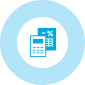 a calculator and spreadsheet illustration representing accounting management services